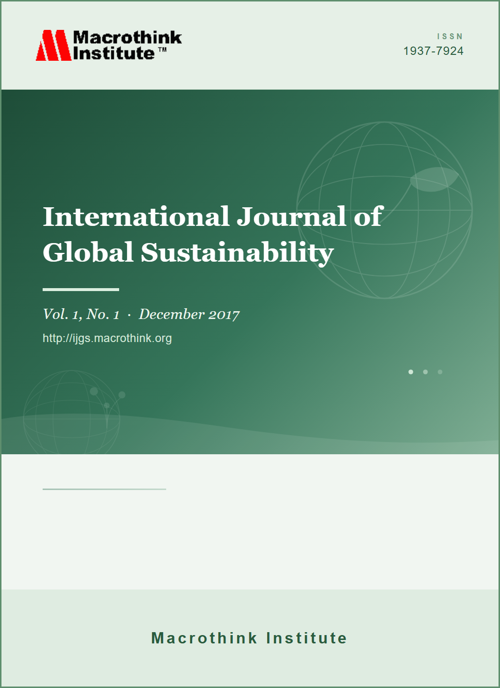 International Journal of Global Sustainability